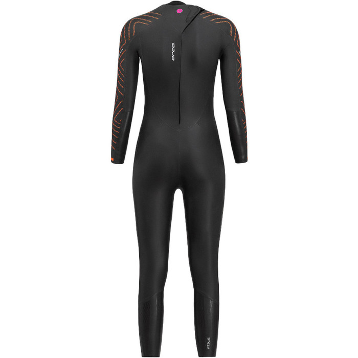 2024 Orca Womens Vitalis TRN Back Zip Open Water Swim Wetsuit NN684601 - Black